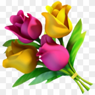 Emoji Fleur Flower Flora Rose Jaune Yellow , Png Download Clipart
