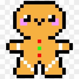 Kawaii Gingerbread Man - Mother 3 Pixel Art Clipart