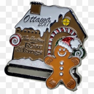 Roar Of The Rings Lapel Pin Gingerbread Man - Gingerbread House Clipart
