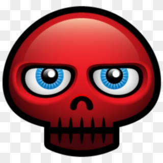 Mq Red Skull Skulls Emoji Emojis - Hopstater Halloween Avatar Clipart
