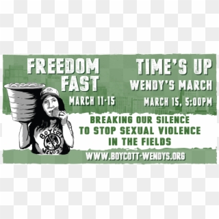 You Can Register For The Freedom Fast And/or The Time's - Poster Clipart
