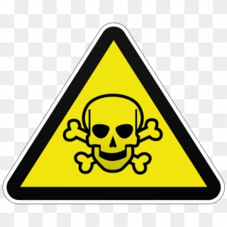 Skull And Crossbones Safety Sign - Health And Safety Toxic Clipart