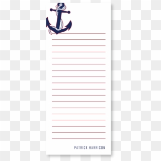Custom Notepad Personalized Long Lines Clipart