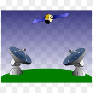 Open - Satellite Communication Clipart