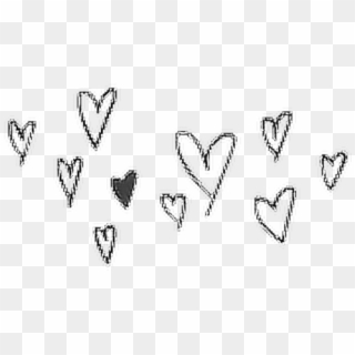 1024 X 1024 26 - Black And White Aesthetic Hearts Clipart