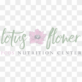 Logo Lotus Flower Pcos Nutrition Center - Anemone Clipart
