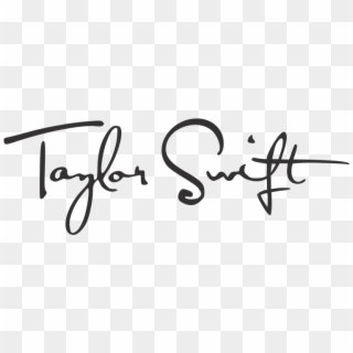 Taylor - Taylor Swift Signature Red Clipart