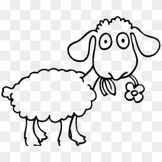 1024 X 837 14 - Sheep Clipart Coloring - Png Download