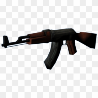 3d Model Ak 47 For Smartphones Games Third Person Shooter - Firearm Clipart