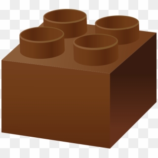 Lego Brick Brown - Brown Lego Brick Clipart