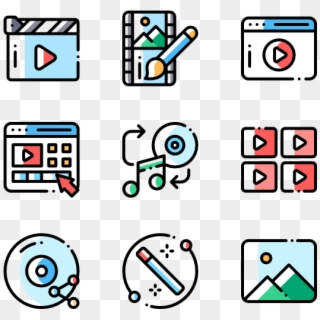 Audio And Video Edition - Automatization Icon Clipart