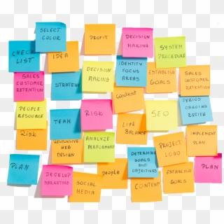 Strategy Npws Body Image - Post It Brainstorming Clipart