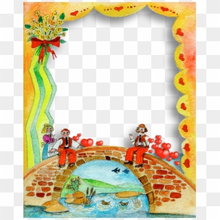 Painting Photo Frame For Child Clipart