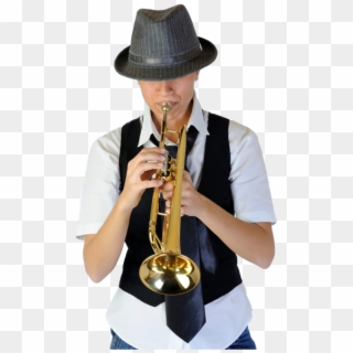 Share - Trumpet Player Png Clipart