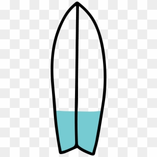 The Fish - Surfboard Clipart