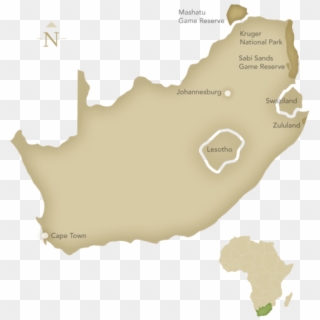 South Africa - Map Clipart