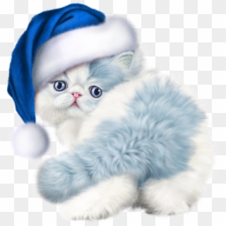Christmas Kitten Png - Анимация Кошка Clipart