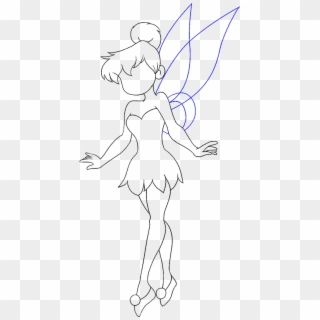 How To Draw Tinkerbell Easy Drawing Guides Inside Tinkerbell - Fairy Clipart
