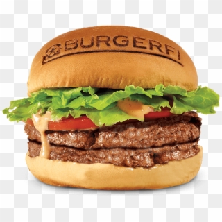 Banner Cheeseburger Burgerfi Custard Cattle Burger - Burgerfi Burger Clipart