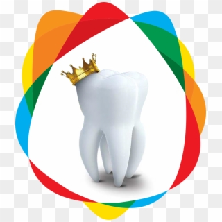 Dental Crowns - Clip Art Crown Teeth - Png Download