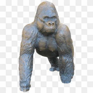 Download Gorilla Bronze Statue Png Images Background - Gorilla Clipart