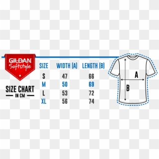 Gildanbandung - - Chart - Gildan Heavy Blend Crewneck Sweatshirt Size Chart Clipart