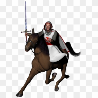 Medival Knight Png - Knight On Horse Transparent Background Clipart