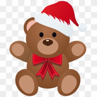 4105 X 5000 3 - Christmas Teddy Bear Clipart - Png Download