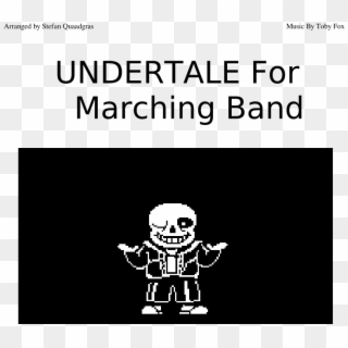 Undertale Marching Band Medley - Poster Clipart