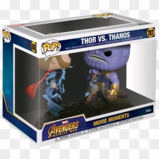 Avengers Infinity War - Thor Vs Thanos Funko Pop Clipart
