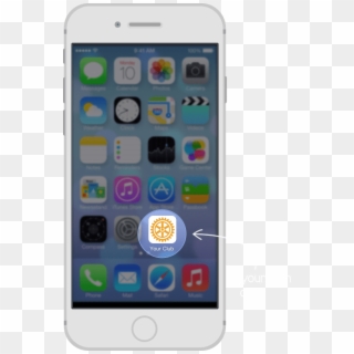 Improve Communication With Your Rotary Club's Own App - Basic Iphone Home Screen Clipart