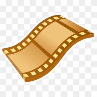 Filmstrip Cinema Art Videotape - Golden Film Strip Png Clipart