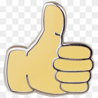 Thumbs Up Emoji Pin Clipart