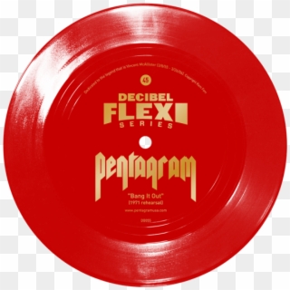 Exclusive Pentagram Flexi Disc With Decibel Magazine - Pentagram Day Of Reckoning Clipart