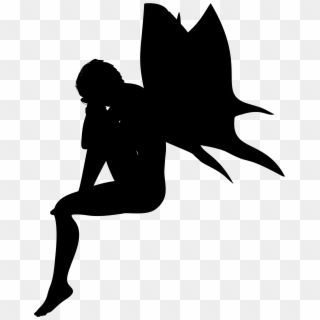 Fairy Silhouette Clip Art Free At Getdrawings - Fairies Silhouette Png Transparent Png