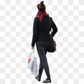 People Shopping Png - Person With Shopping Bag Png Clipart