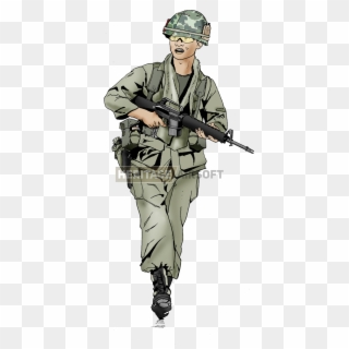 816 X 1210 14 - Vietnam War Us Army Loadout Clipart