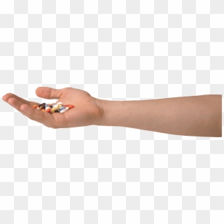 Pills In Hand Png - Hand With Pills Png Clipart