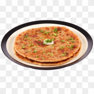 Paratha With Plate , Png Download Clipart