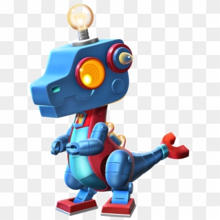 Robot Dragon Baby - Cartoon Clipart