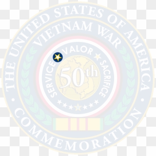 Seal In Commemoration Of The War In Vietnam - Circle Clipart