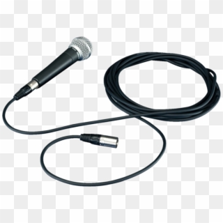 Cable Transparent Microphone - Mic With Cord Png Clipart