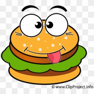 Clip Art Library Library And Hamburger Free Download - Hamburger With Face Clipart Png Transparent Png