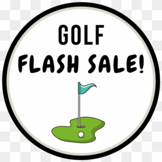Golf Flash Sale - Circle Clipart