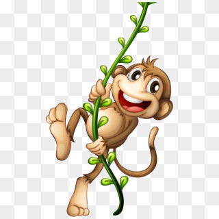 Cartoon Monkey Png Download Free Clipart - Animated Monkeys Png Transparent Png