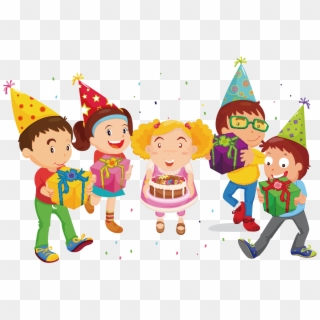 Birthday Hat Clipart Childrens Party - Children's Party Clipart - Png Download