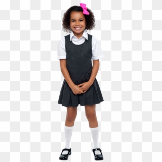 Cute Girl - School Child Clipart