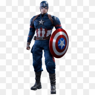 Captain America Civil War - Captain America Hot Toys Clipart