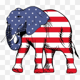 This Free Icons Png Design Of Patriotic Elephant Clipart