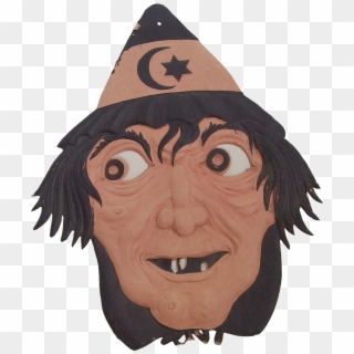 Witch Face Transparent Background Clipart